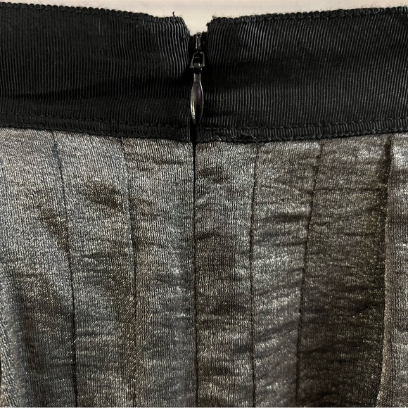 MADEWELL SKIRT, Size 12, Black & Gray Fully Lined Flowy Mini Skirt, Excellent. - Picture 6 of 11